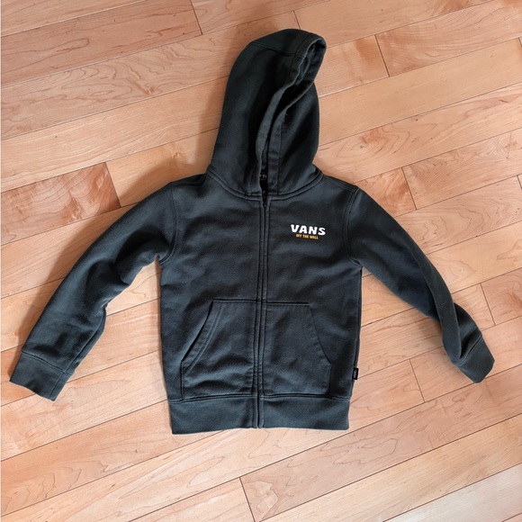 dark green kids hoodie - Picture 2 of 3